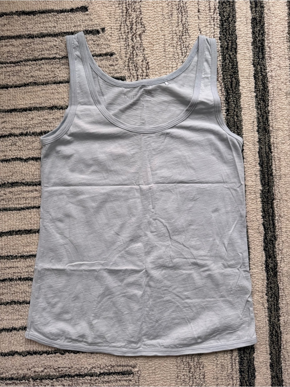 Outerknown Light Blue Saltwater Slub tank